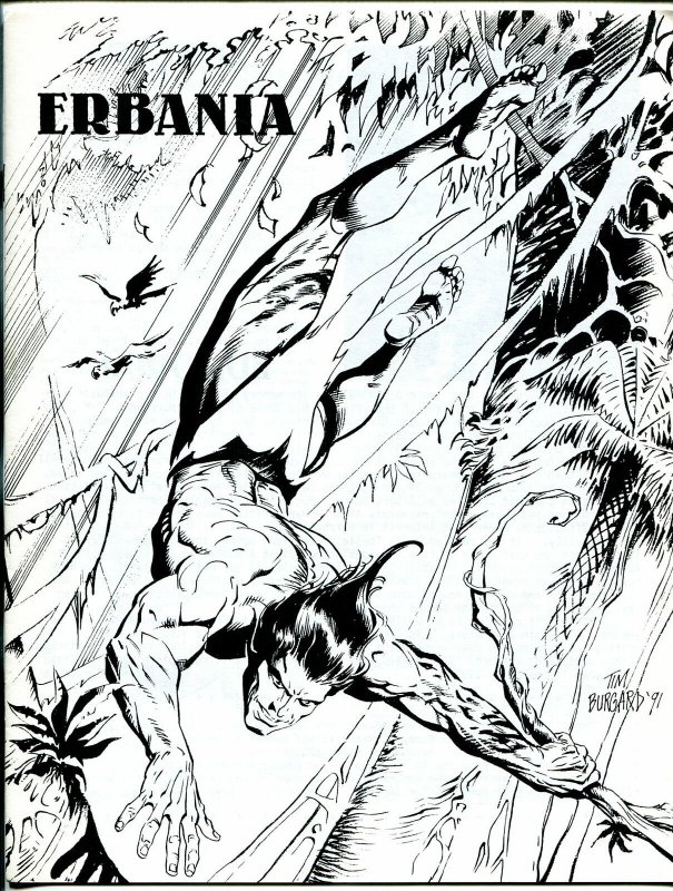 Erbania #63 1991 -Edgar Rice Burroughs-Tarzan-Burgard-Tom Yeates-info-pix- VG