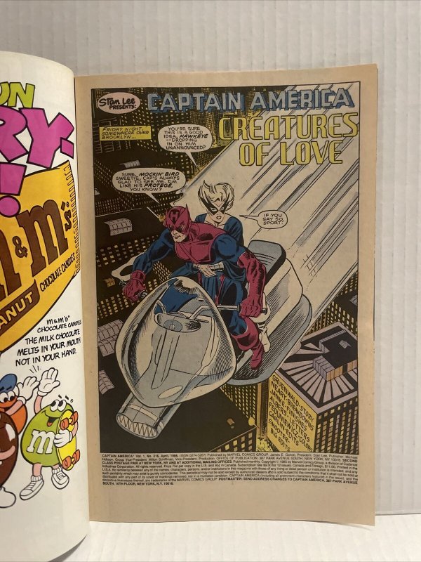 Captain America #316