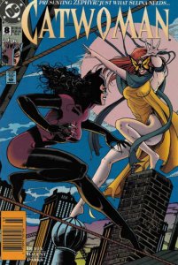 Catwoman #8 Newsstand Cover (1993-2001) DC Comics