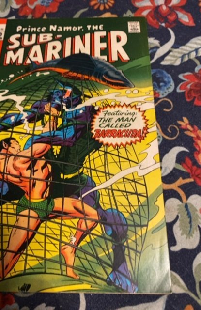 Sub-Mariner #10 (1969)the man called barracuda
