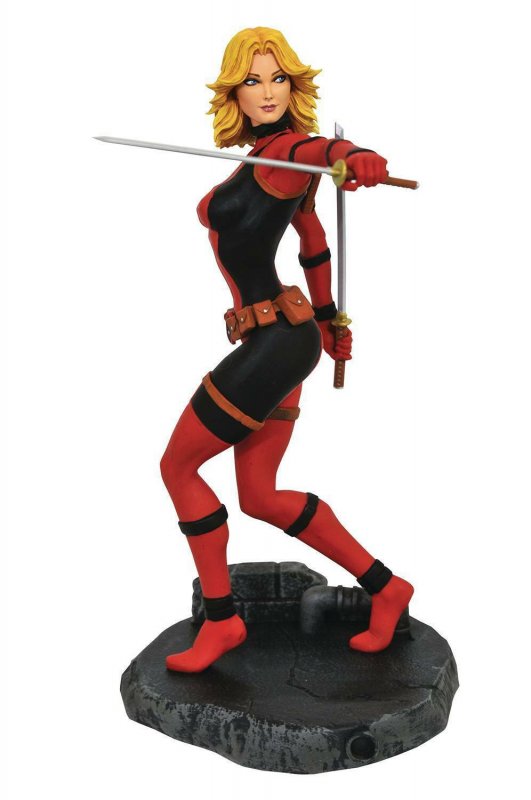 Lady Deadpool Statue Marvel Gallery Diamond Select Toys Figure Unmasked Variant