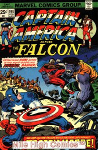 CAPTAIN AMERICA  (1968 Series)  (MARVEL) #194 Fair Comics Book 