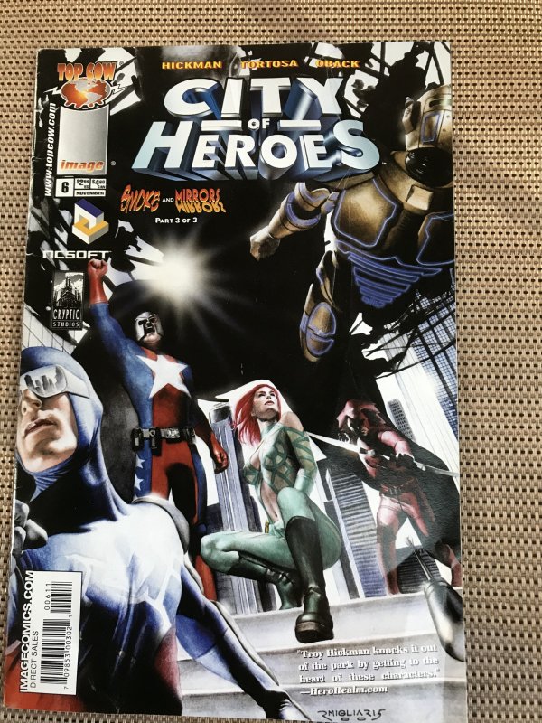 CITY OF VILLIANS #1 / CITY OF HEROES #6 flipbook: Image 11/05 VG; video game