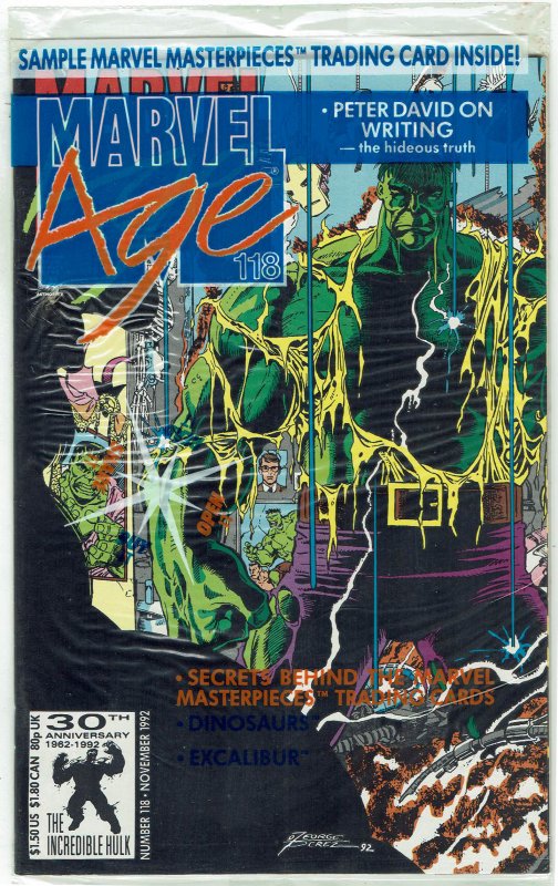 Marvel Age #118 (1992) Sealed Polybag w/ Card NM