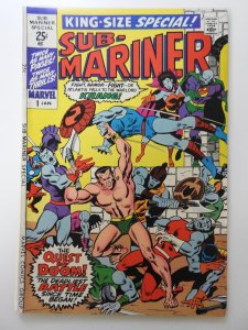 Sub-Mariner Annual #1  (1971) Quest of Doom! Sharp VF- Condition!