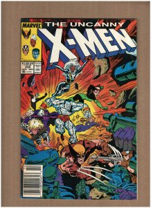 X-Men #238 Newsstand Marvel Comics 1988 Claremont & Silvestri Genosha FN/VF 7.0