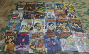 NINJA HIGH SCHOOL # 1,46-121+1995  YEARBOOKS + BEN DUNN JAPANESE ANIME  SWIMSUIT 