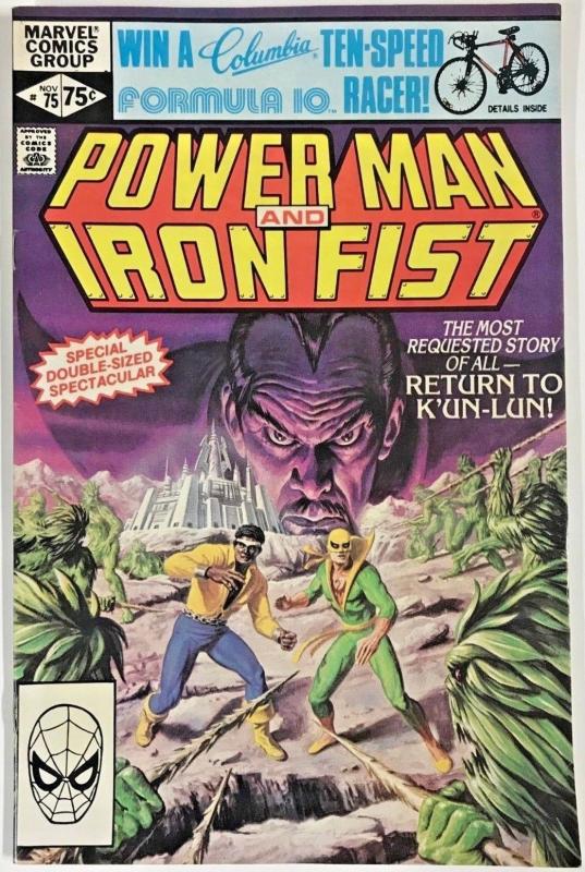 POWER MAN & IRON FIST#75 FN/VF 1981 MARVEL BRONZE AGE COMICS