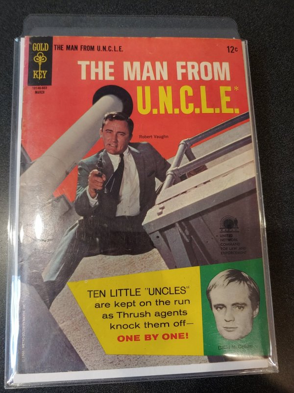 THE MAN FROM UNCLE #5 SILVER AGE CLASSIC F+