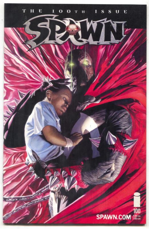 SPAWN #100 2000-Death of Angela & Malebolgia-Alex Ross NM-