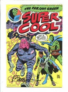 Far Out Green Super Cool #4 - Signed Frank Thorne (8.0/8.5) 1974