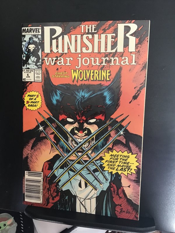 The Punisher War Journal #6  and 7 set (1989)