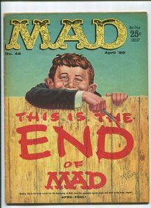 MAD #46 (4.5) *THE FISHERMAN COLLECTION* APRIL ISSUE 1959