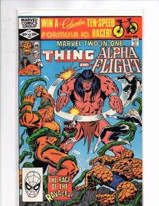 Marvel Comics (1974) Marvel Two-In-One #84 Thing, Alpha Flight,Sasquatch, Shaman