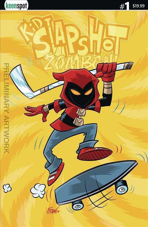 Kid Slapshot Vs. Zomboni #1E VF/NM ; Keenspot | 3 Foil Limited to 50