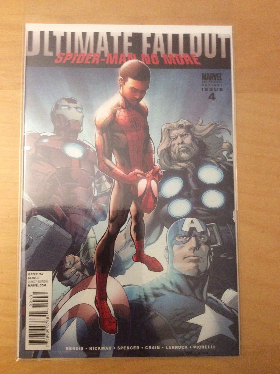 MILES MORALES FIRST SPIDER-MAN APPEARANCE ULTIMATE FALLOUT # 4  2ND MINT