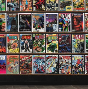 Huge Lot 150+ Comics with Star Trek, Sgt. Rock, X-Men 2099, War & More!