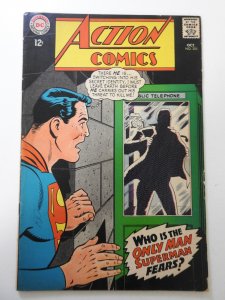 Action Comics #355 (1967) GD/VG Condition 3 1 in tears bc, 1 in spine split