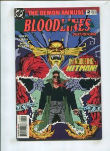 DEMON ANNUAL #2 (9.2) BLOODLINES DEATHSTORM 1993