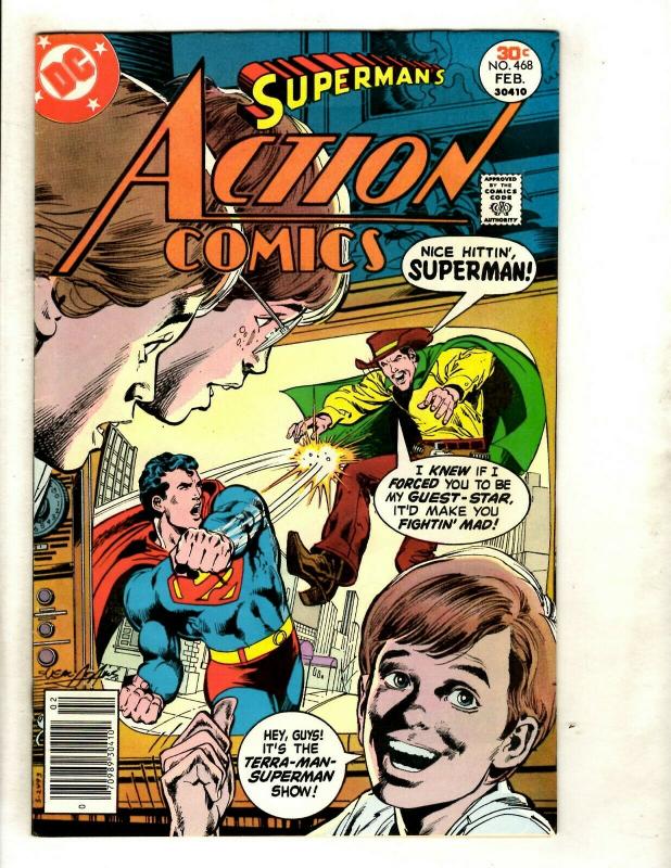 Action Comics # 468 VF/NM DC Comic Book Batman Superman Flash Wonder Woman GK5