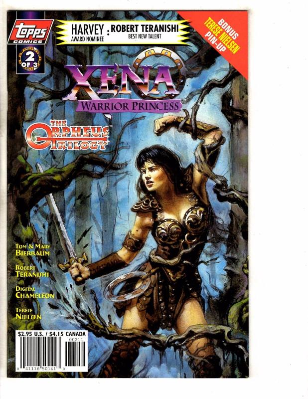 9 Xena Topps Comics Orpheus Trilogy 1 2 3 (2) + Dragons Teeth 1 (2) 2 (2) 3 J261