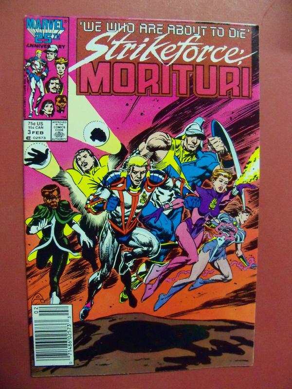 STRIKEFORCE MORITURI #3    (9.0 to 9.4 or better)  MARVEL COMICS