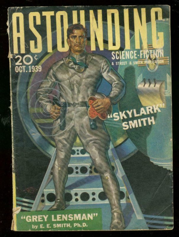 ASTOUNDING SCIENCE-FICTION OCT 1939-SKYLARK SMITH-RARE VG