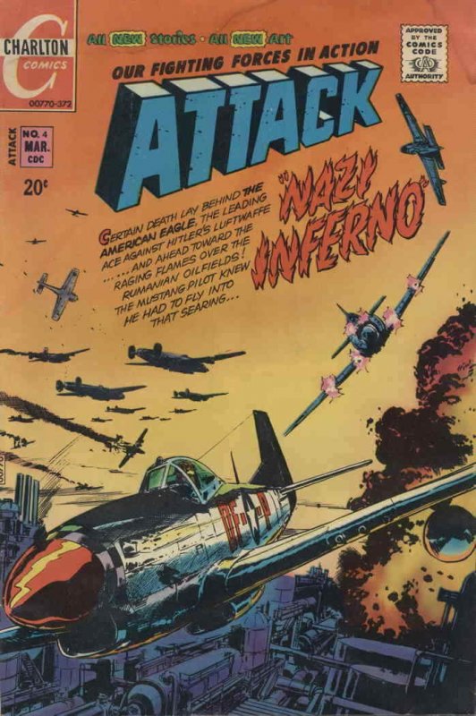 Attack (4th Series) #4 FN; Charlton | save on shipping - details inside