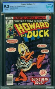 HOWARD THE DUCK #12, CBCS 9.2 NM-