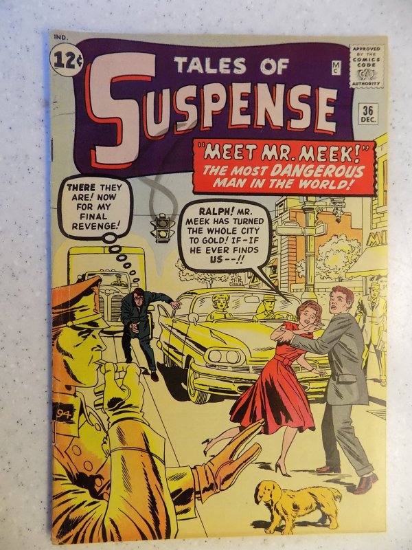 TALES OF SUSPENSE # 36 VINTAGE MARVEL ATLAS SILVER HORROR MYSTERY SUSPENSE