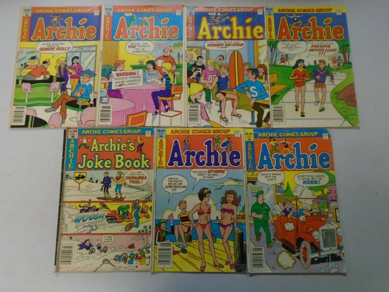 Bronze age Archie comic lot 28 different issues avg 5.0 VG FN