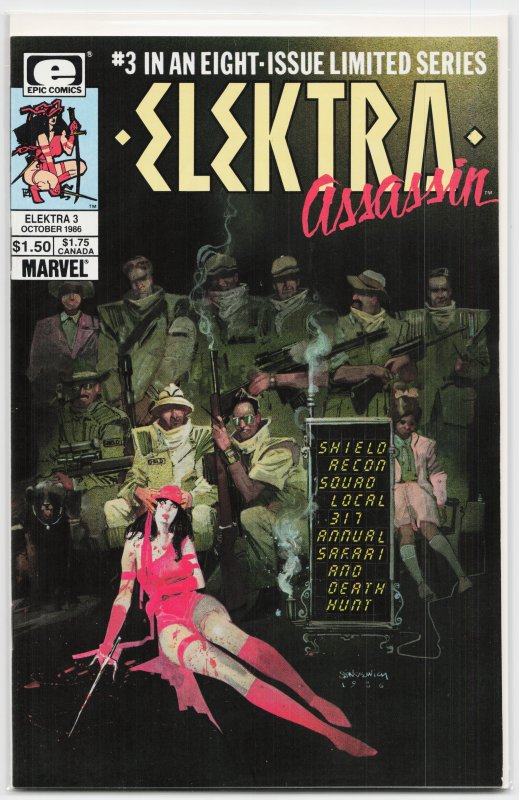Elektra: Assassin #3 (1986) Elektra