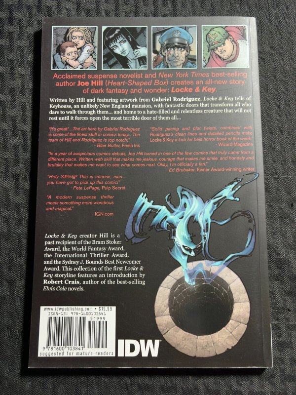 2014 LOCKE & KEY Welcome To Lovecraft Volume 10 TPB VF 8.0 7th IDW