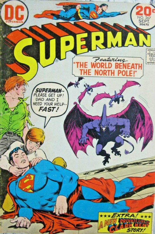 Superman #267 DC Comic Bronze Age 1973 FN