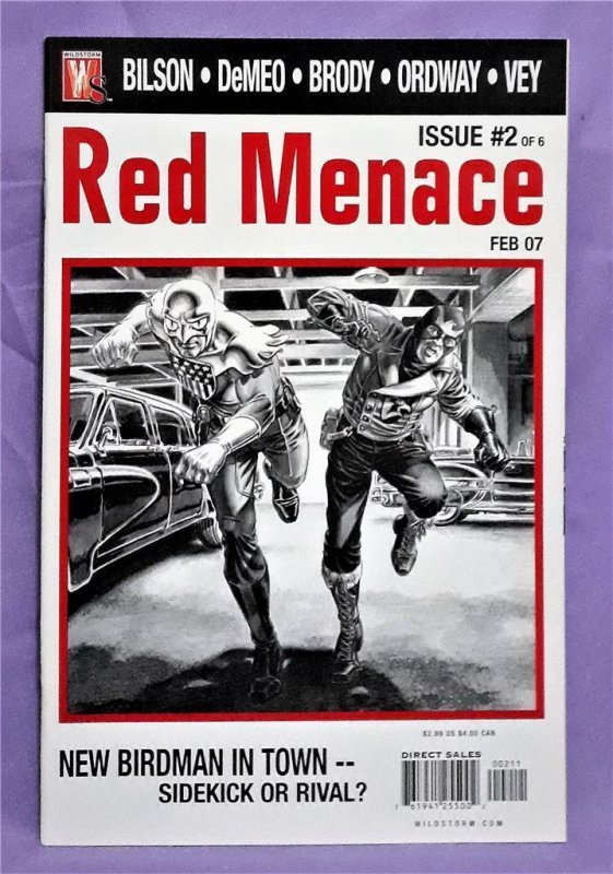 RED MENACE #1 - 6 Jerry Ordway with #1 - 2 Variant 1:10 Covers (DC 2007)