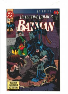 Detective Comics #665 VF+ 8.5 DC Comics Batman Knightfall pt.16 Bane