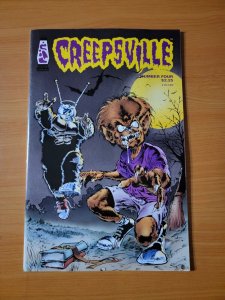 Creepsville #4 /w Horror Trading Card Insert ~ NEAR MINT NM ~ 1991 GOGO Comics