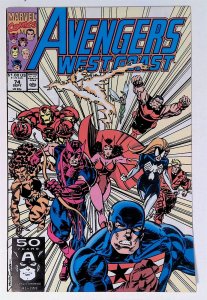 Avengers West Coast #74 (Sept 1991, Marvel) 8.5 VF+