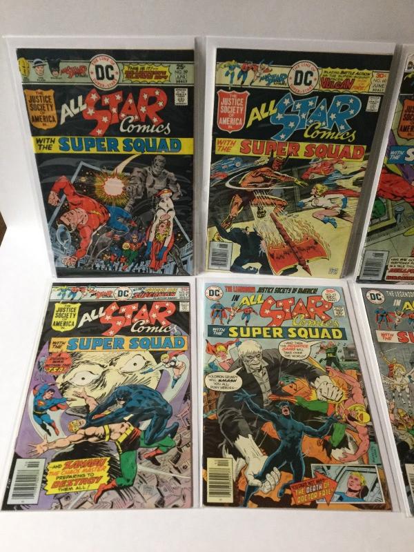 All Star Comics 59 60 61 62 63 64 6.0-8.0 Fine - Very Fine A7
