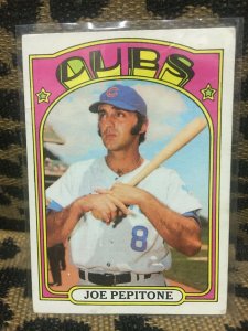 JOE PEPITONE CUBS 1972 TOPPS #303 CARD VF+/NM + WAGNER & MATTHEWS/JONES