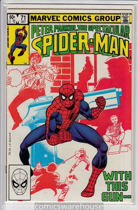 SPECTACULAR SPIDER-MAN (1976 MARVEL) #71 VF A01928