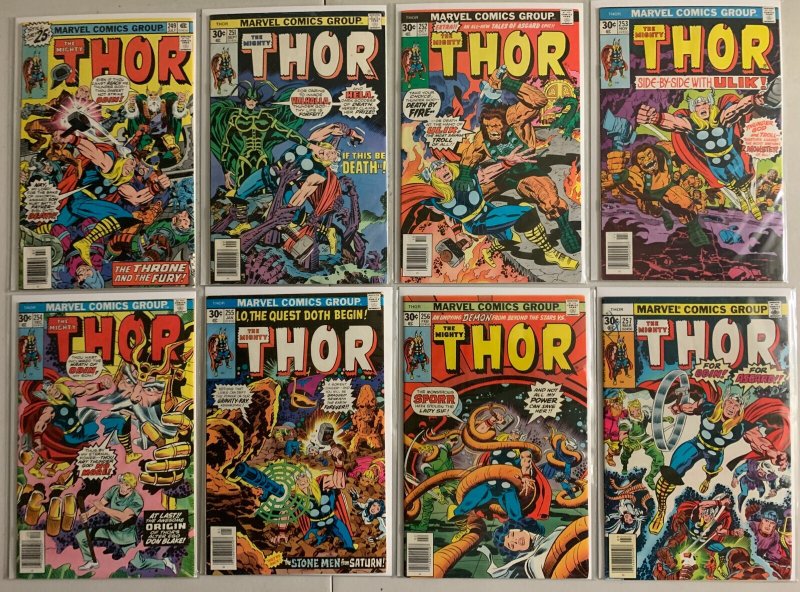 Mighty Thor lot #241-282 + Annual Marvel (avg 6.0) 42 diff (1975-'79)