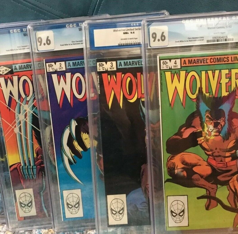 Wolverine Limited Series #1-4 9.6 CGC, X-men