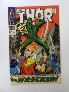 Thor #148 (1968) 1st appearance of The Wrecker VF condition