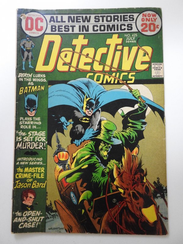 Detective Comics #425 (1972) Hole Punch Solid GVG Condition!