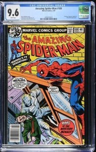Amazing Spider-Man #189 1979 Marvel Comics CGC 9.6 White Pages