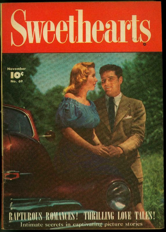 Sweethearts #69 1948- Golden Age Romance- Glenn Ford- Photo cover VG