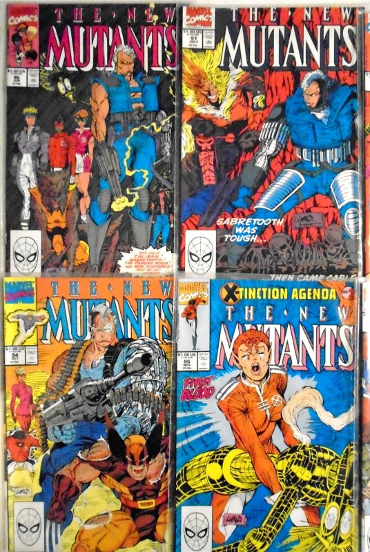 *The New Mutants v1 (1988) 90-97, 8 high grade books