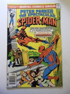 The Spectacular Spider-Man #1 (1976) VG+ Condition rusty staples