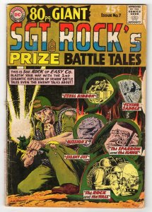 Sgt. Rock's Prize Battle Tales #1 VINTAGE 1964 DC Comics